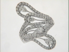 1.98 ctw. WHITE GOLD DIAMOND RING D3957WG