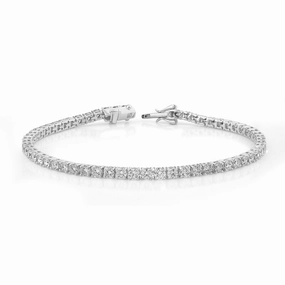 2.00ct Lab Grown Diamond Tennis Bracelet in 18K White Gold