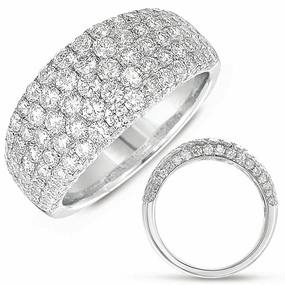 2.07 ctw. WHITE GOLD PAVE RING D4283WG