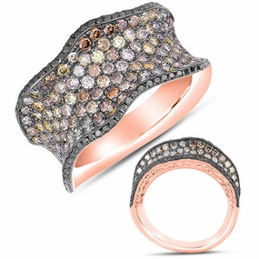 2.08 ctw. ROSE GOLD FASHION RING D4299RG