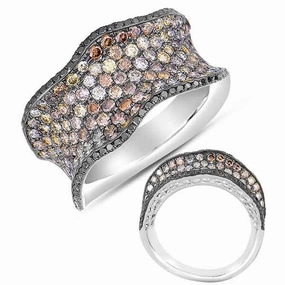 2.08 ctw. WHITE GOLD FASHION RING D4299WG