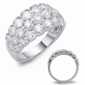 2.14 ctw. WHITE GOLD DIAMOND FASHION RING D4442WG