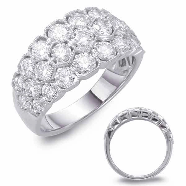 2.14 ctw. WHITE GOLD DIAMOND FASHION RING D4442WG