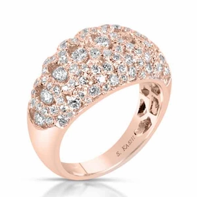 2.15 ctw. ROSE GOLD DIAMOND FASHION RING D4477RG