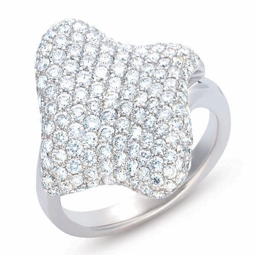 2.15 ctw. WHITE GOLD DIAMOND M.PAVE RING D3939WG