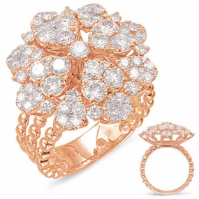 2.21 ctw. ROSE GOLD DIAMOND FASHION RING D4540RG