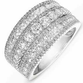 2.21 ctw. WHITE GOLD PAVE RING D4282WG