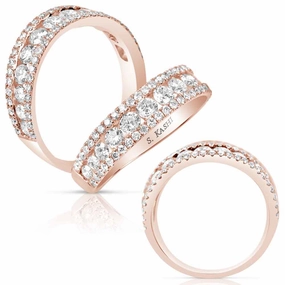 2.27 ctw. ROSE GOLD DIAMOND FASHION RING D4461RG