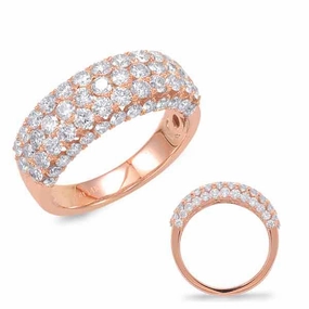 2.31 ctw. ROSE GOLD DIAMOND BAND D4396RG