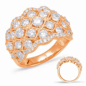 2.48 ctw. ROSE GOLD DIAMOND FASHION RING D4571RG