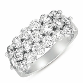 2.52 ctw. WHITE GOLD DIAMOND RING D4193WG