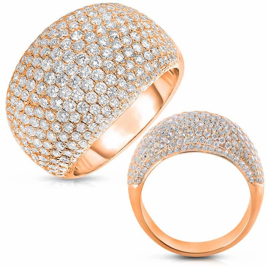 2.78 ctw. ROSE GOLD PAVE RING D4332RG