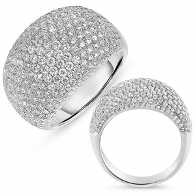 2.78 ctw. WHITE GOLD PAVE RING D4332WG