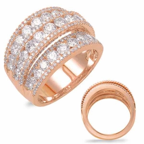 2.86 ctw. ROSE GOLD DIAMOND FASHION RING D4393RG
