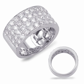 2.89 ctw. WHITE GOLD DIAMOND BAND D4390-4WG