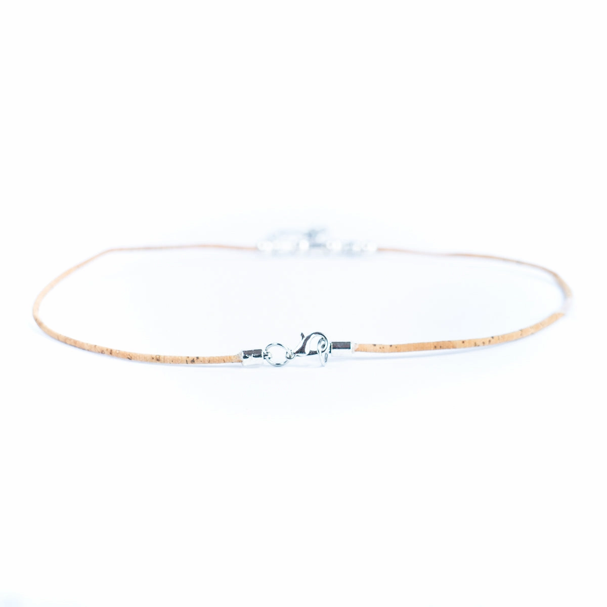 2mm round Natural Cork Handmade necklace colar women necklace N-300-5