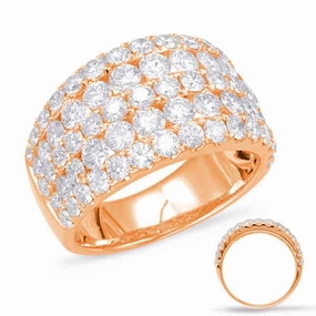 3.09 ctw. ROSE GOLD DIAMOND FASHION RING D4563RG