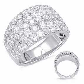 3.09 ctw. WHITE GOLD DIAMOND FASHION RING D4563WG