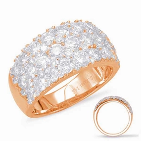3.32 ctw. ROSE GOLD DIAMOND FASHION RING D4562RG