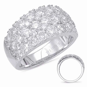 3.32 ctw. WHITE GOLD DIAMOND FASHION RING D4562WG