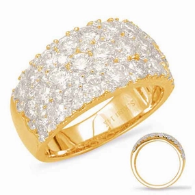 3.32 ctw. YELLOW GOLD DIAMOND FASHION RING D4562YG