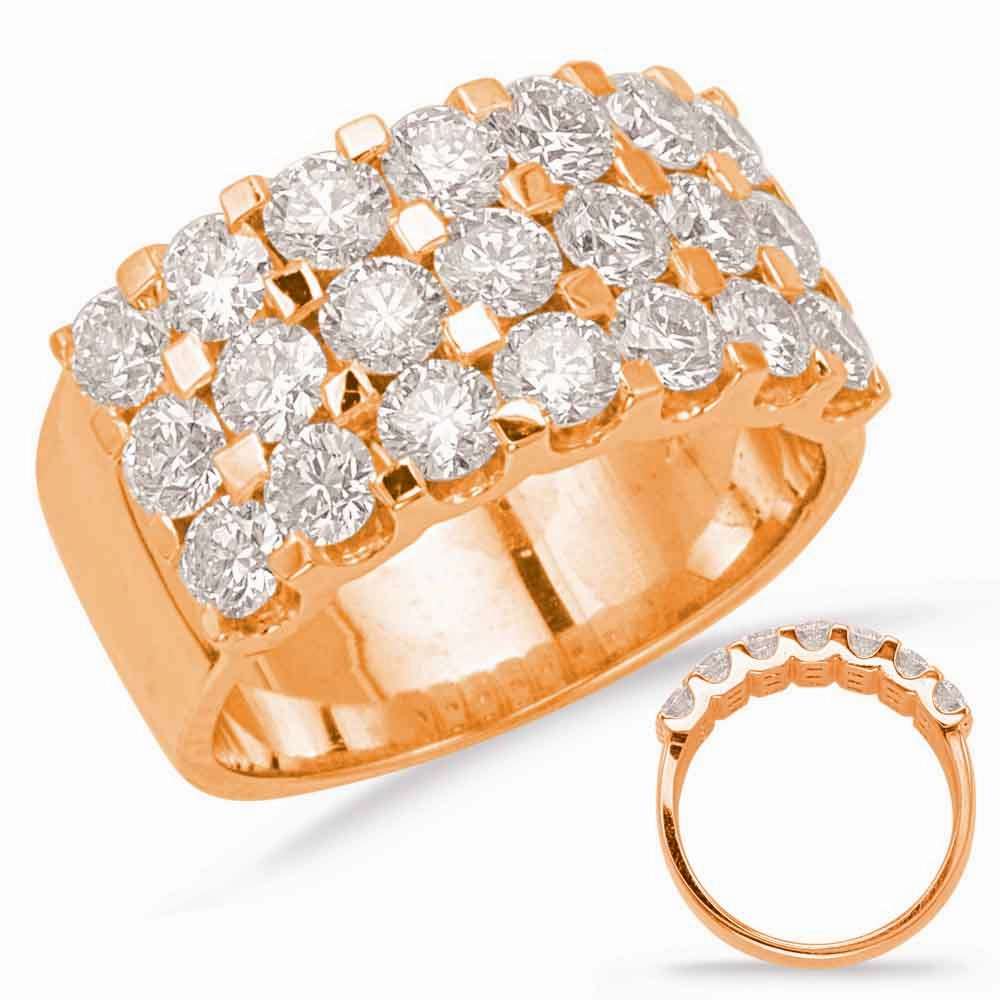3.36 ctw. ROSE GOLD DIAMOND WEDDING BAND D4501RG