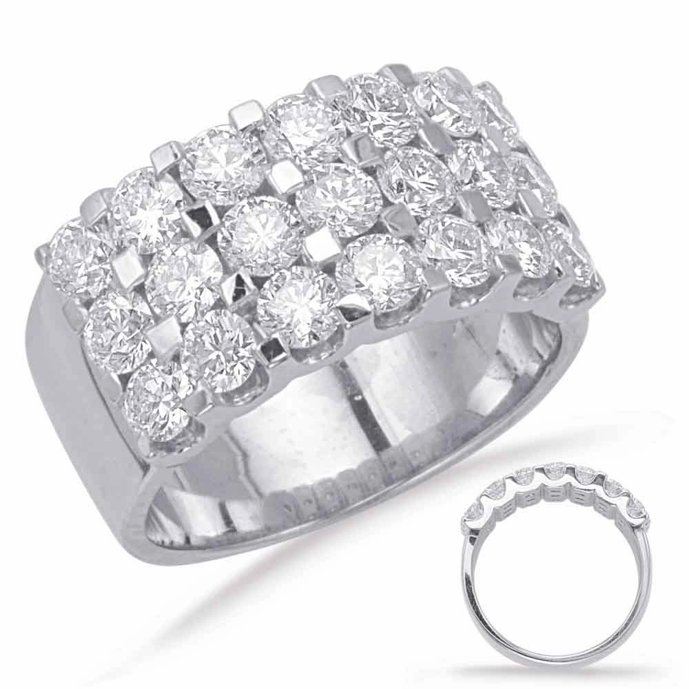 3.36 ctw. WHITE GOLD DIAMOND WEDDING BAND D4501WG