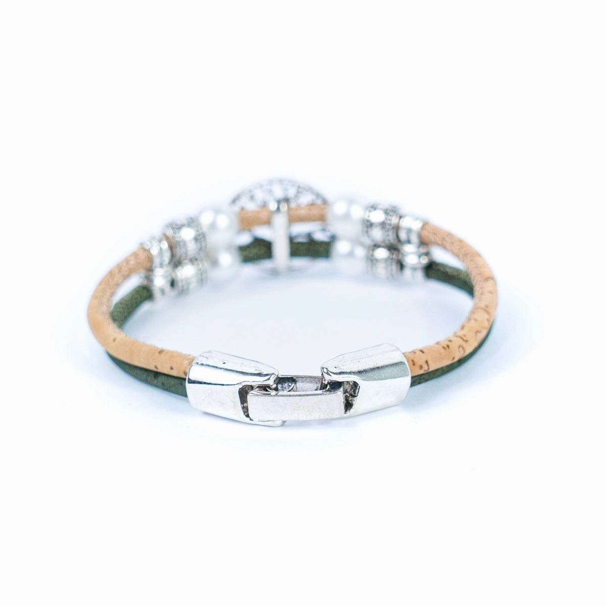 3MM round Colored cork  Handmade bracelet DBR-001-MIX-5new