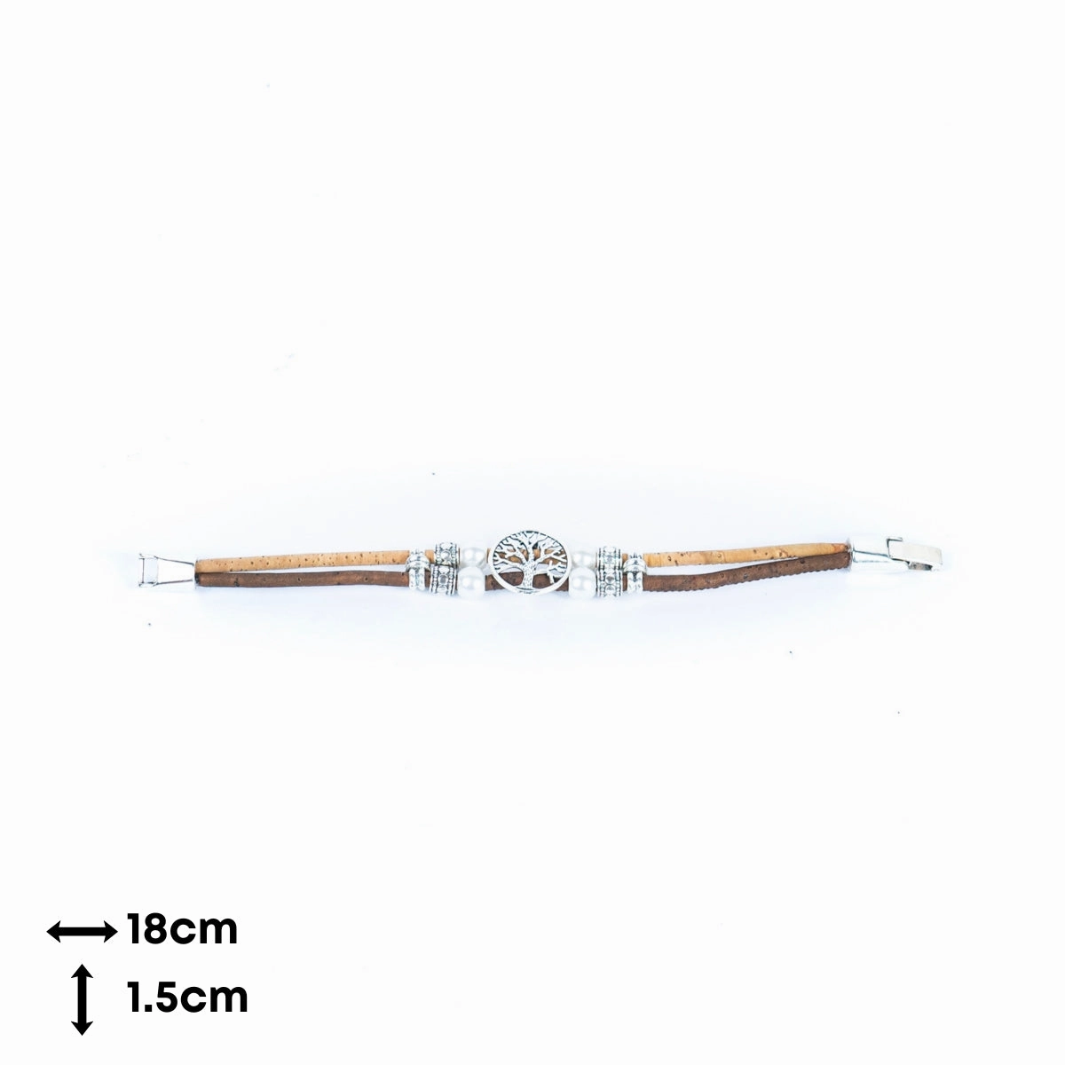 3MM round Colored cork  Handmade bracelet DBR-001-MIX-5new