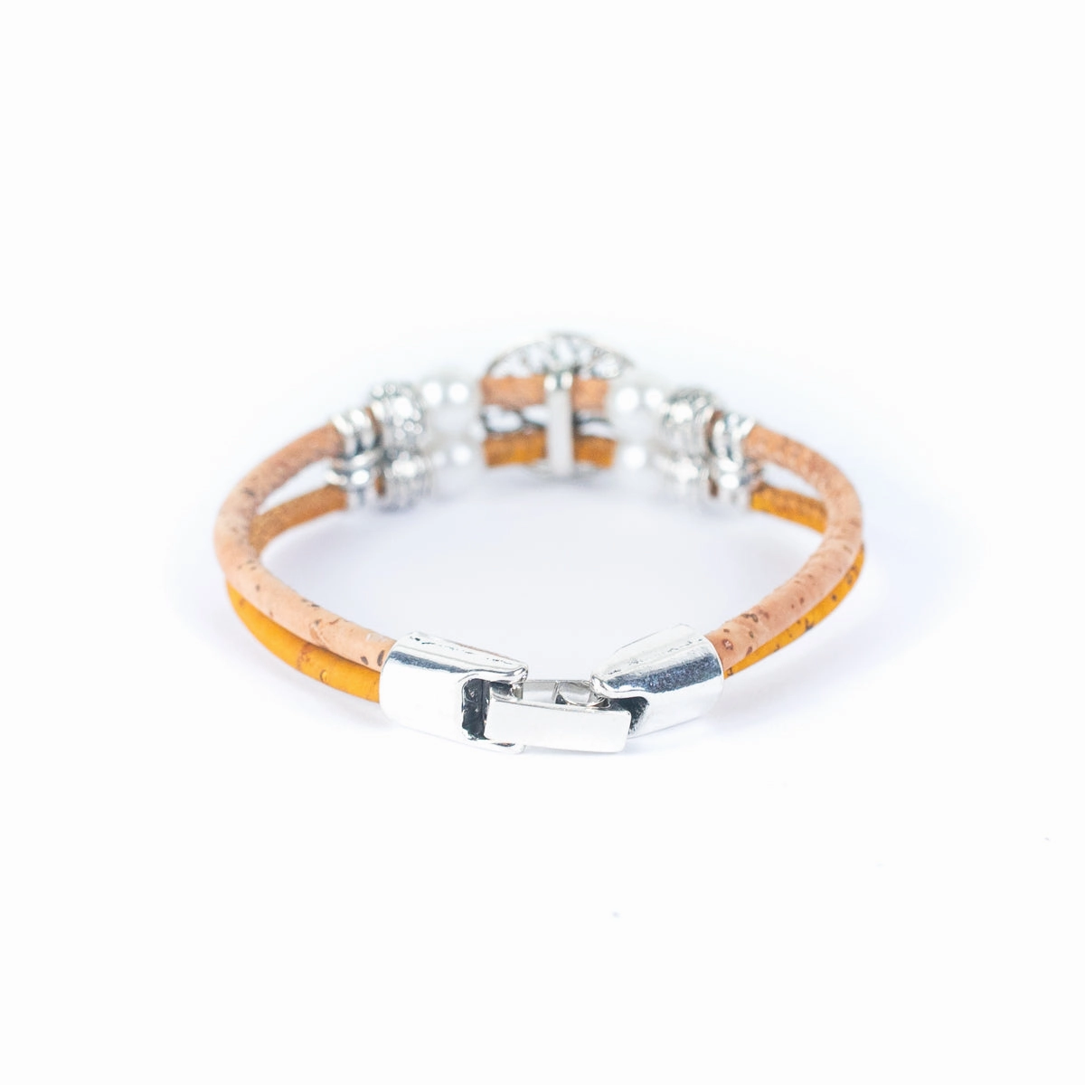 3MM round Colored cork  Handmade bracelet DBR-001-MIX-5new