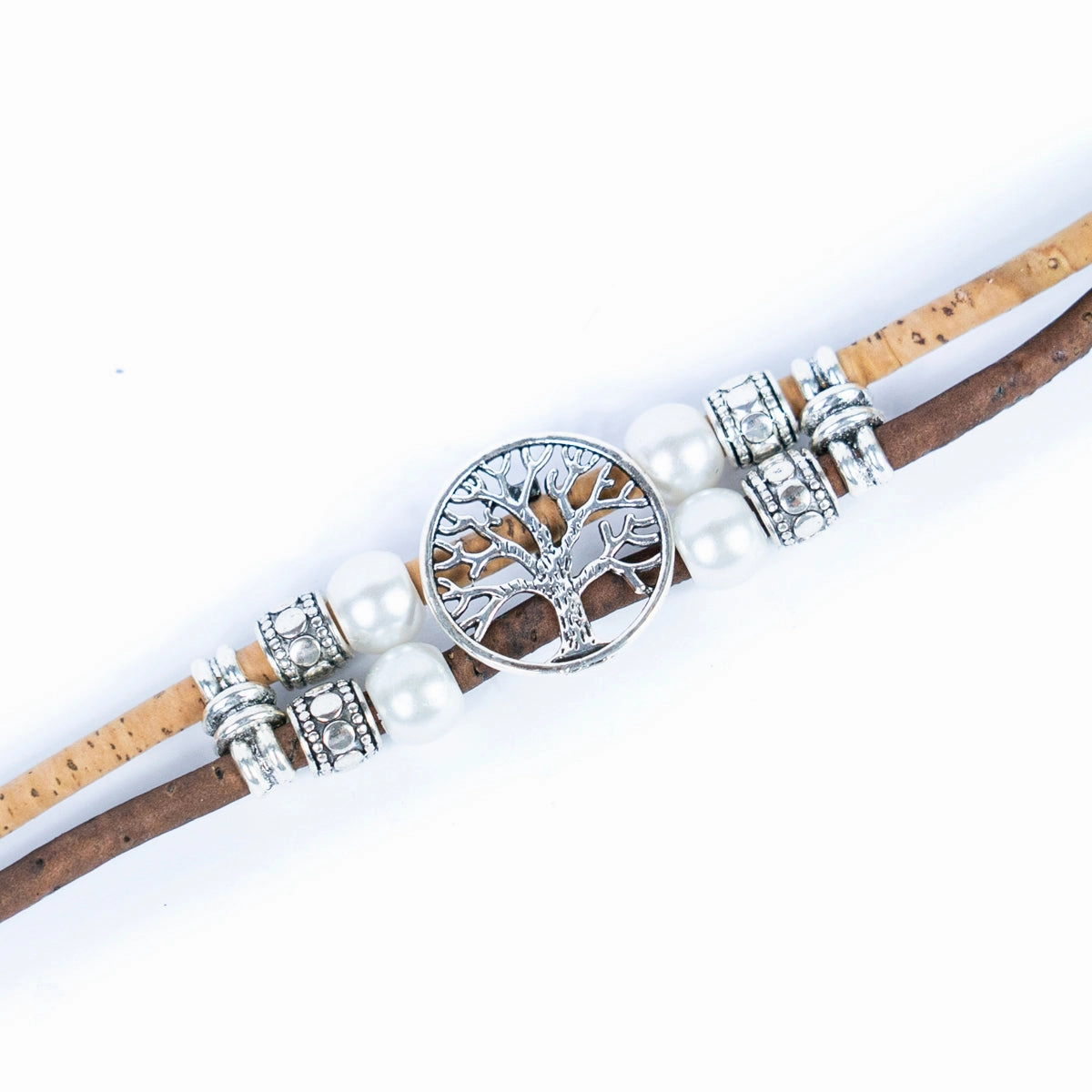 3MM round Colored cork  Handmade bracelet DBR-001-MIX-5new
