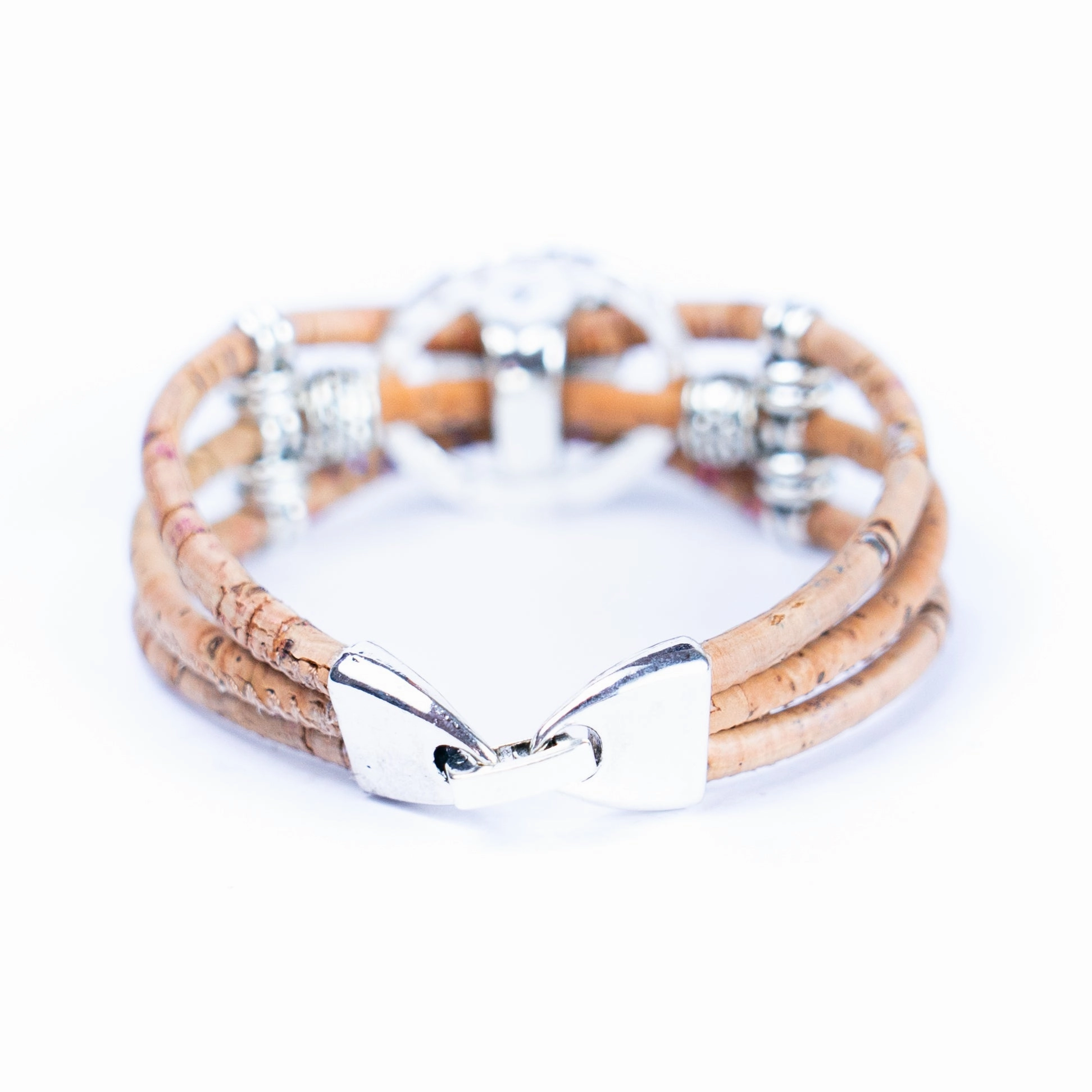 3MM round Colored cork thread Handmade Bracelet BR-417-MIX-5