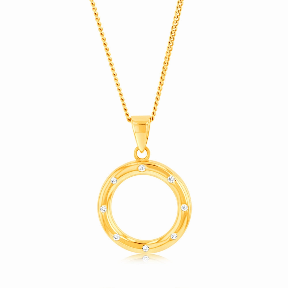9ct Yellow Gold Circle Of Life Pendant