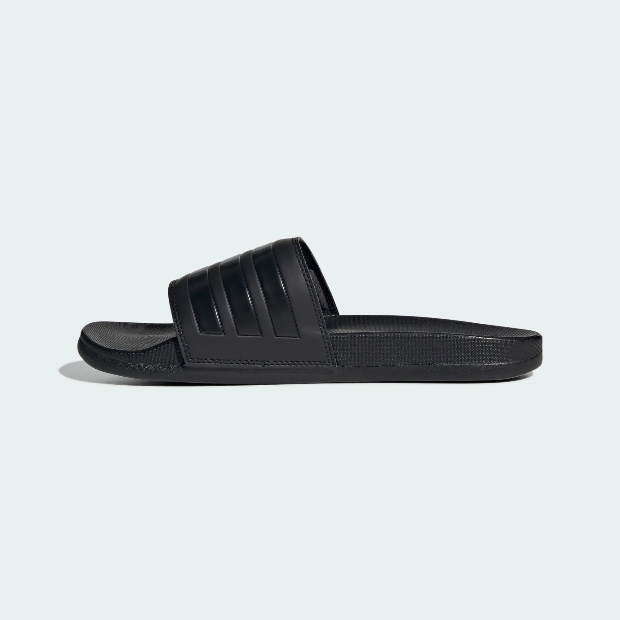 ADIDAS MEN'S ADILETTE COMFORT TRIPLE BLACK SLIDES Cothing_Mens-Adidas