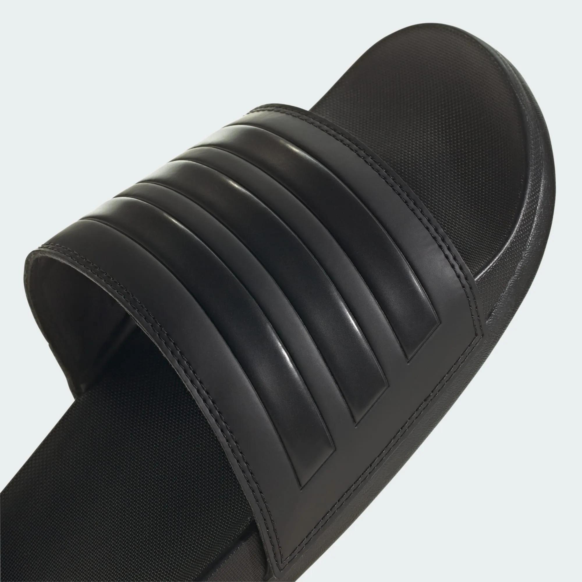 ADIDAS MEN'S ADILETTE COMFORT TRIPLE BLACK SLIDES Cothing_Mens-Adidas