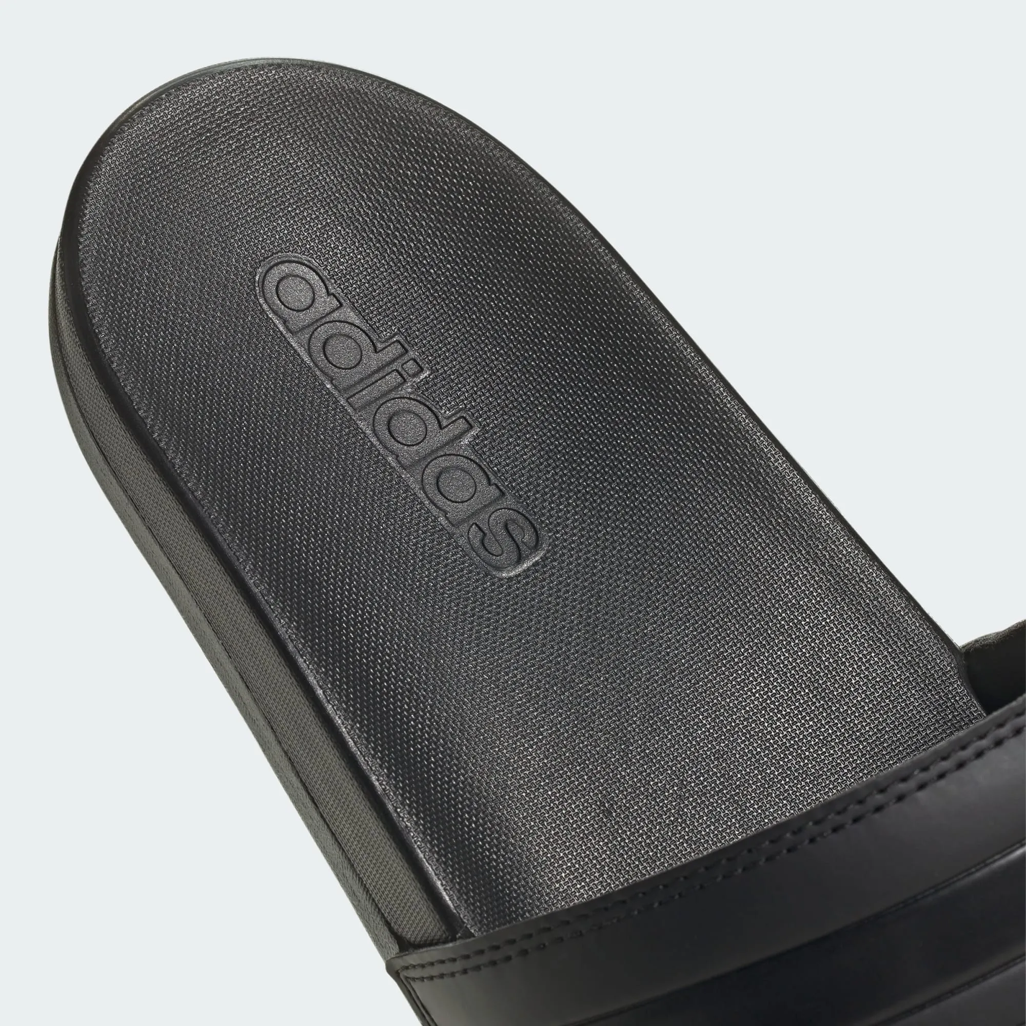 ADIDAS MEN'S ADILETTE COMFORT TRIPLE BLACK SLIDES Cothing_Mens-Adidas
