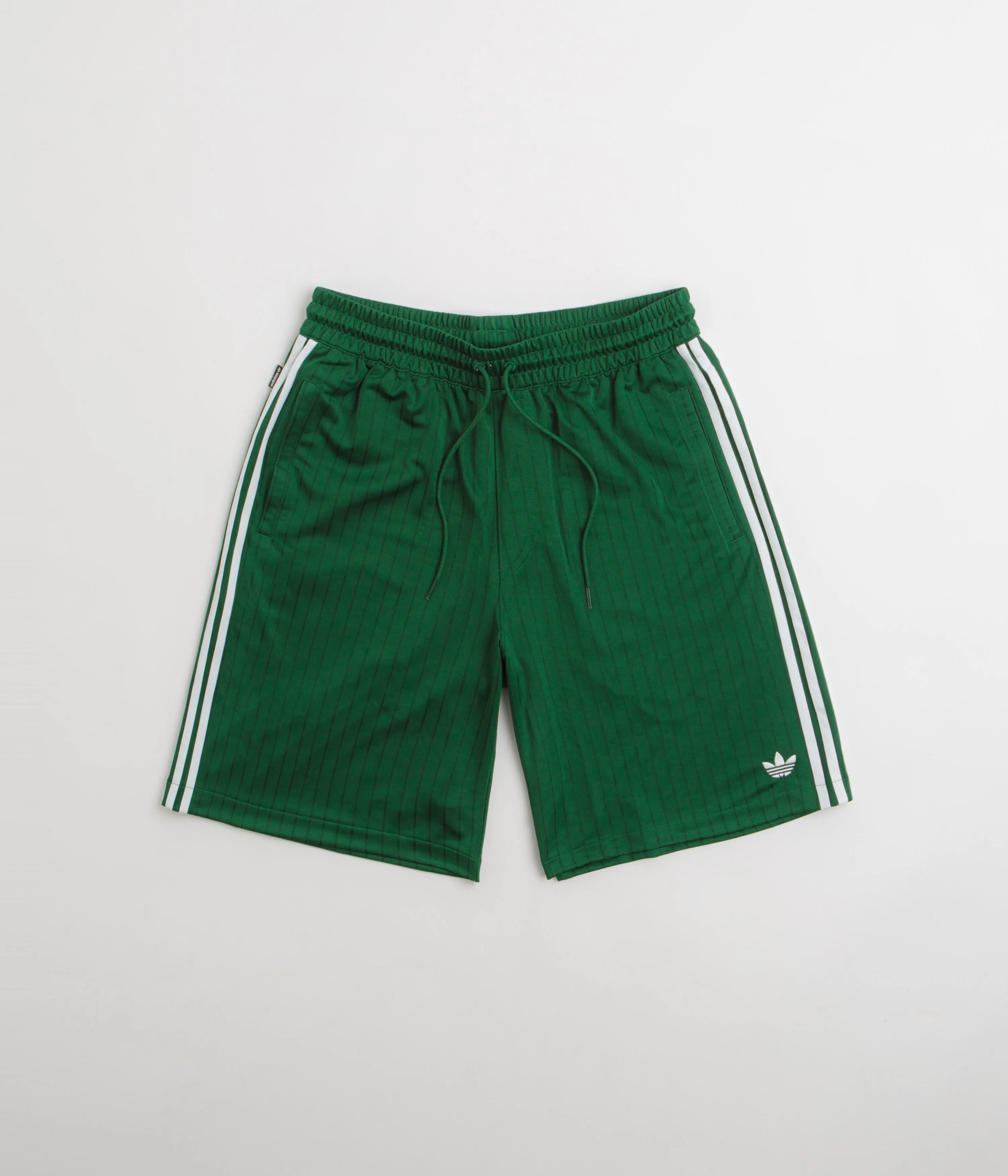 Adidas Skateboarding Classic Shorts - Dark Green / White Adidas