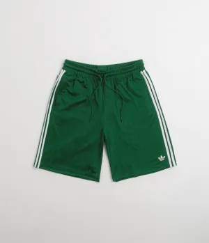 Adidas Skateboarding Classic Shorts - Dark Green / White Adidas