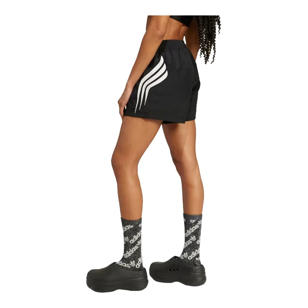 adidas Women's Atlanta Cut Line Nylon Shorts Adidas