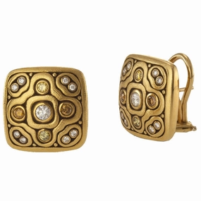 Alex Sepkus Cushion Earrings - E-183DC