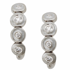 Alex Sepkus Stack Lilly Pad Earrings - E-219PD