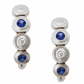 Alex Sepkus Stack Lilly Pad Earrings - E-219PS