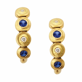Alex Sepkus Stack Lilly Pad Earrings - E-219S