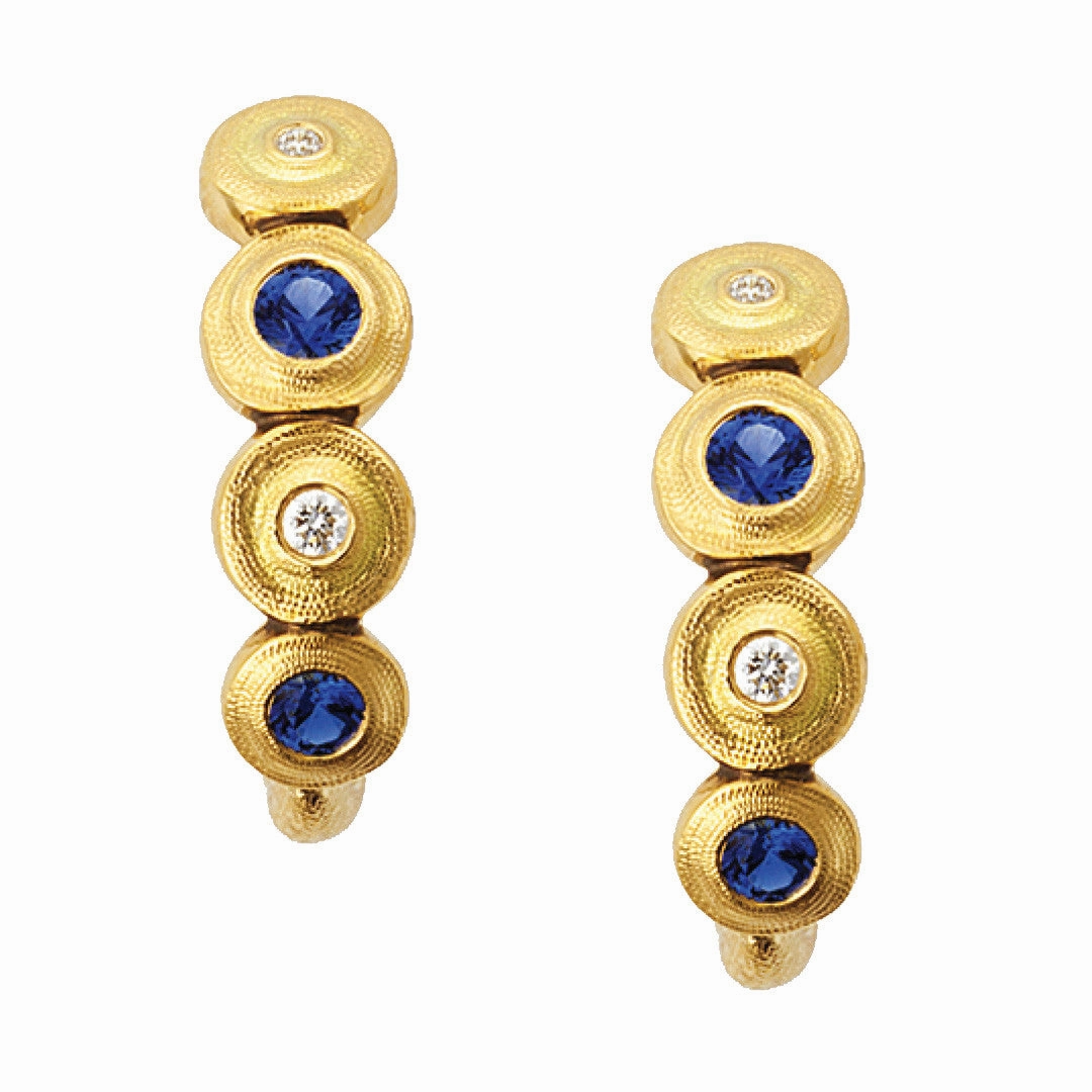 Alex Sepkus Stack Lilly Pad Earrings - E-219S