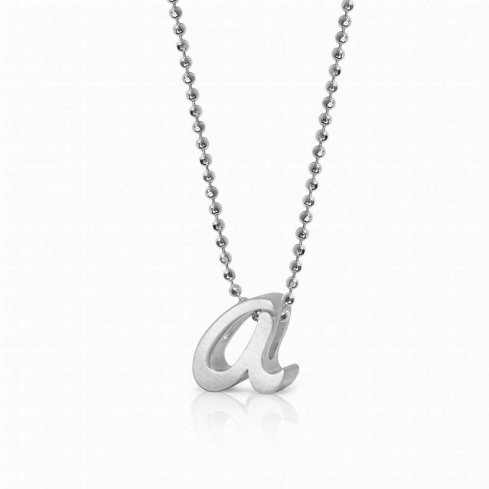 Alex Woo Little Autograph Pendant in Sterling Silver