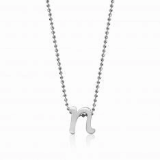 Alex Woo Little Autograph Pendant in Sterling Silver
