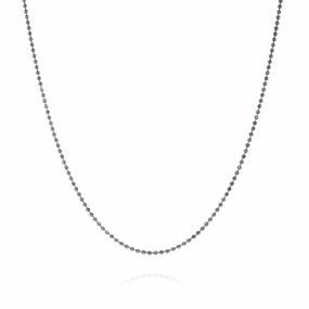 Alex Woo Sterling Silver 16" Mini Beaded Chain Necklace