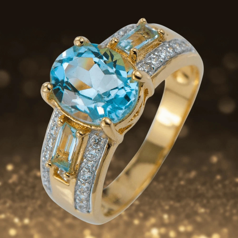 Alibi Topaz Ring