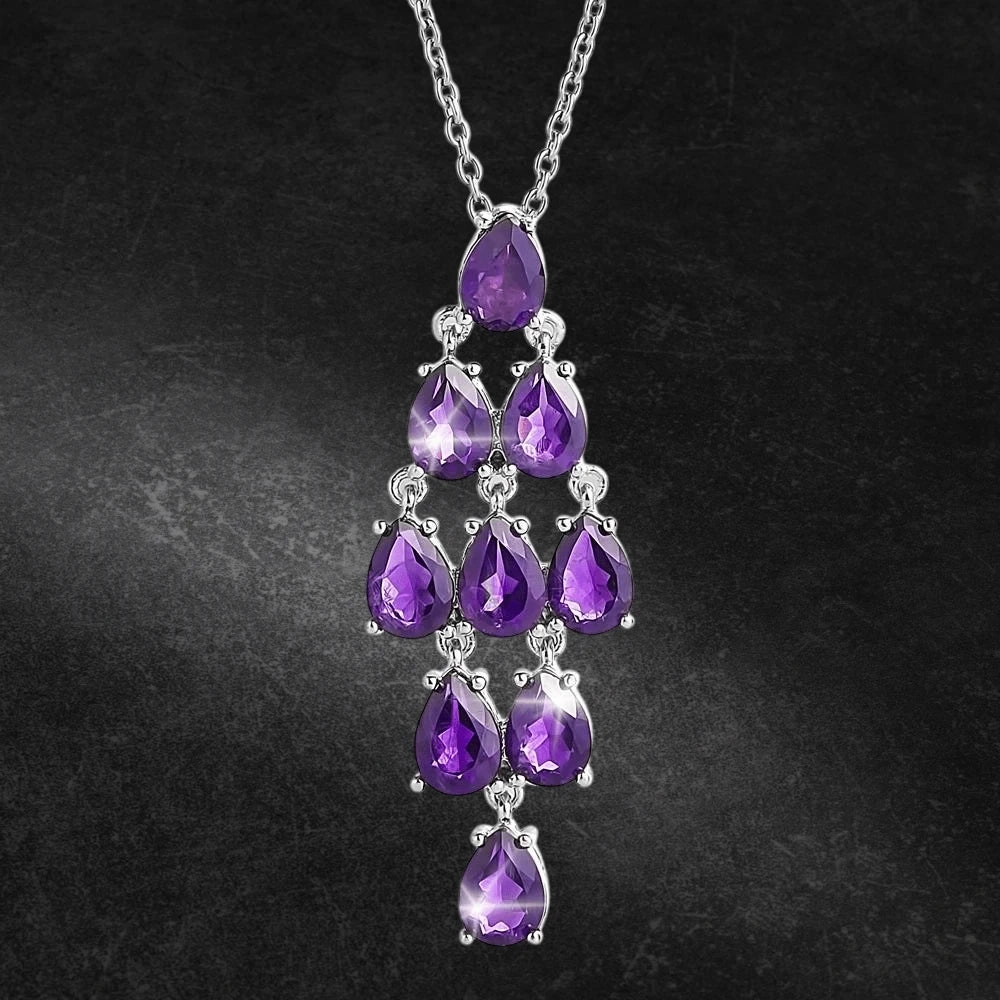 Amethyst Chandelier Pendant