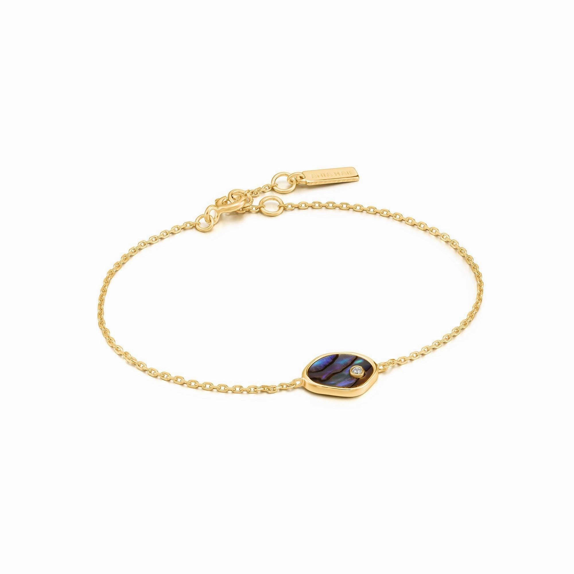 Ania Haie Gold Tidal Abalone Bracelet